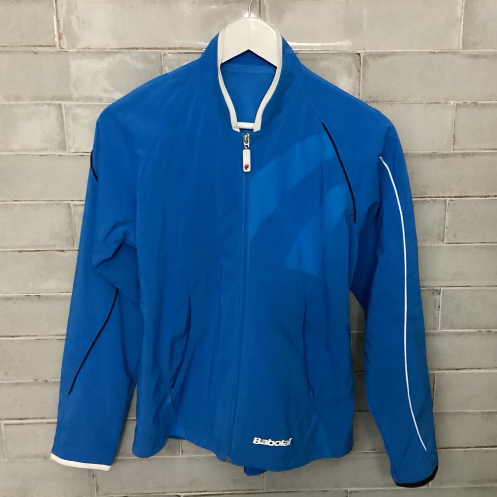 Ladies’ BABOLAT Full Zip Tennis Sport Jacket - Size Large (Blue)